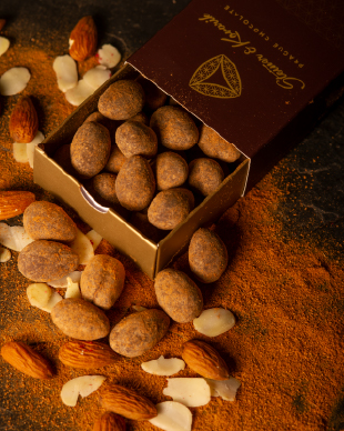 Almonds in chocolate