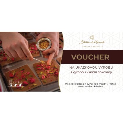 Electronic voucher - Tour of the chocolate factory with chocolate making