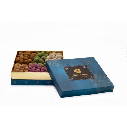 Kerosene gift box, 6 popular types of dragee, 300g