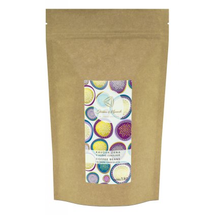 Káva v hořké čokoládě s kakaem, 1 kg